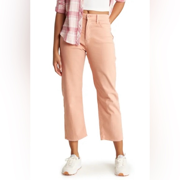 MOTHER THE DITCHER CROP Chalk Terracotta size 28 - Picture 6 of 14